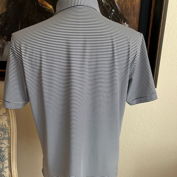 Peter Millar Blue Stripe Polo Size M - Picture 5 of 5